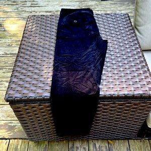 Black corduroy pants